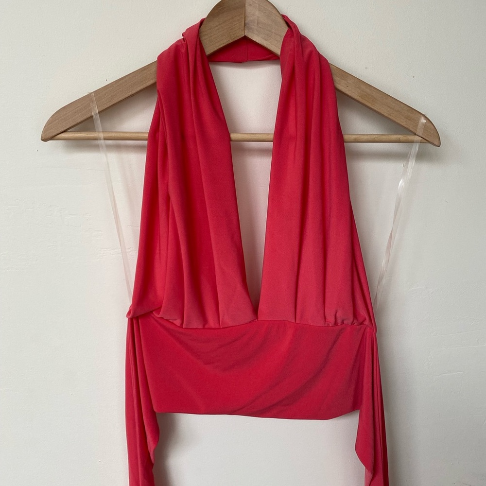 Hot pink halter